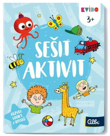 Albi Kvído Zošit plný aktivít interaktívne úlohy pre deti 3+ Albi Kvído Zošit plný aktivít interaktívne úlohy pre deti 3+