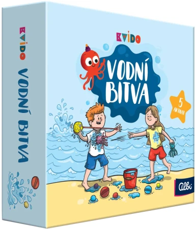 Albi Kvído Vodní bitva soubor 5 her s vodními bombami v krabici