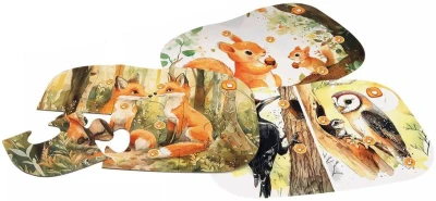 Albi KVÍDO Zvířátka z lesa Karty a puzzle pro Mluvicí tablík (rozšíření)