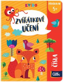 Albi Kvído Zvířátkové učení Čísla naučný sešit se samolepkami Albi Kvído Zvířátkové učení Čísla naučný sešit se samolepkami