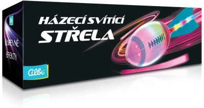 Albi SCIENCE Hádzacia svietiaca strela na batérie USB LED Svetlo