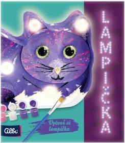 Albi SCIENCE Lampička Kočka kreativní set na baterie LED Světlo