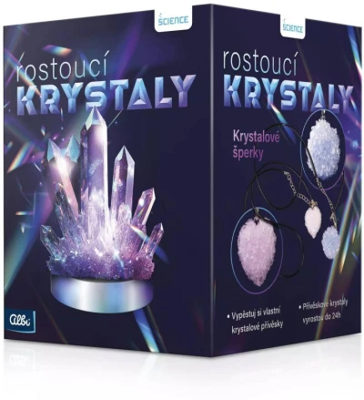 Albi SCIENCE Rostoucí krystaly dětská vzdělávací tvořivá sada