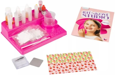 Albi SCIENCE Rtěnkové studio kreativní set výroba balzámů na rty
