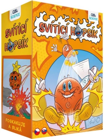 Albi SCIENCE Svítící hopsík kreativní set výroba hopíků v plechovce Albi SCIENCE Svítící hopsík kreativní set výroba hopíků v plechovce