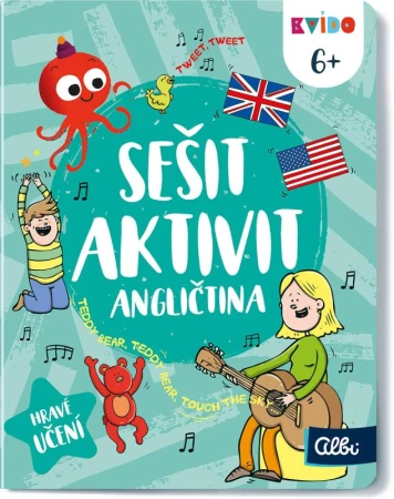 Albi Sešit aktivit angličtina 6+ Kvído interaktivní úkoly pro děti