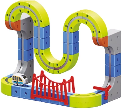 Albi Vláček elektrický magnetická stavebnice 97 dílků vláčkodráha USB