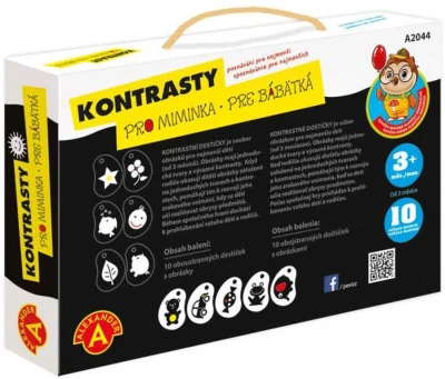 Alexander Hra baby Kontrasty Poznávání pro nejmenší