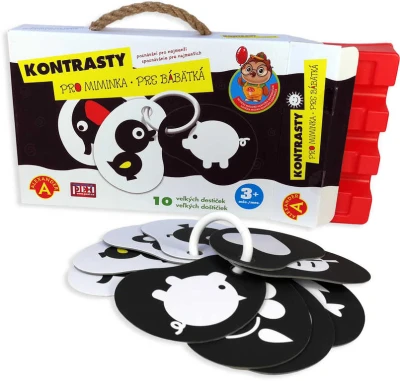 Alexander Hra baby Kontrasty Poznávání pro nejmenší