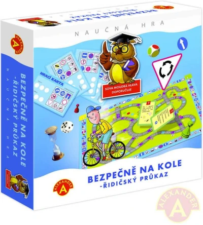 Alexander Hra Bezpečně na kole - řidičský průkaz (společenská hra) Alexander Hra Bezpečně na kole - řidičský průkaz (společenská hra)