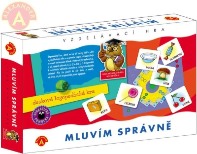 Alexander Hra logopedická Mluvím správně (společenská hra)
