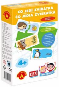 Alexander Hra školou Co jedí zvířátka naučná hra v krabici