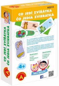 Alexander Hra školou Co jedí zvířátka naučná hra v krabici