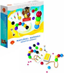 Alexander Hra vzdělávací Navlékej, nečekej! (společenská hra)