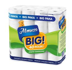Almusso Papír toaletní BIG 3vrstvý, celulóza BÍ (40ks) Almusso Papír toaletní BIG 3vrstvý, celulóza BÍ (40ks)