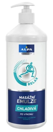 Alpa Masážna Emulzia Chladivá 1 L Alpa Masážna Emulzia Chladivá 1 L