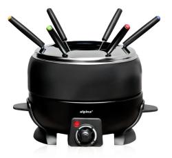 Alpina Elektrické fondue + 6 vidliček 2,3 l černá Alpina Elektrické fondue + 6 vidliček 2,3 l černá