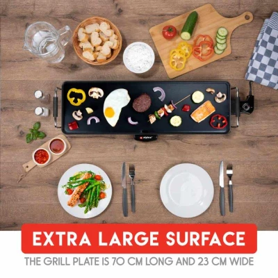 Alpina Elektrický gril teppanyaki 1800W 70x23 cm