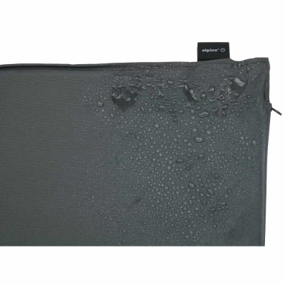 Alpina Elektrický vyhrievaný podsedák vonkajší USB 45 x 45 cm tmavosivá