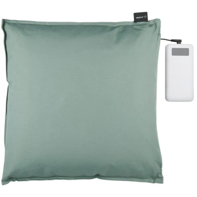 Alpina Elektrický vyhřívaný polštář USB 40 x 40 x 14 cm světle zelená