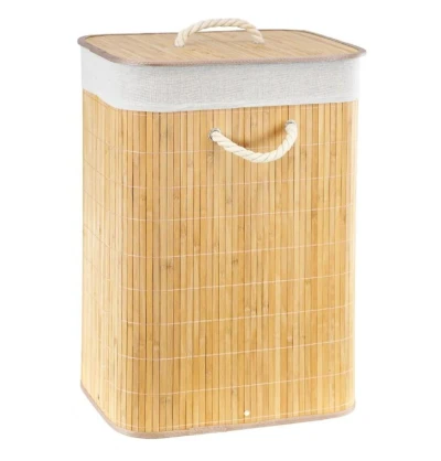 Alpina Koš na prádlo bambus skládací přírodní 40x30x56cm Alpina Koš na prádlo bambus skládací přírodní 40x30x56cm