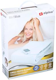Alpina Elektrická vyhřívaná deka 80 x 150 cm