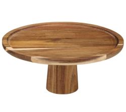 Alpina NK ALPINA-NK Servírovací podnos na dort akátové dřevo 30 cm Alpina NK ALPINA-NK Servírovací podnos na dort akátové dřevo 30 cm