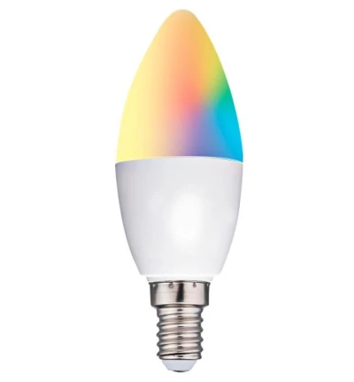 Alpina-nk ALPINA Chytrá žárovka LED RGB WIFI bílá + barevná E14ED-225432