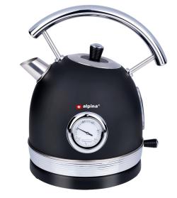 Alpina Rychlovarná konvice s termostatem 1,8 l 2200 W Alpina Rychlovarná konvice s termostatem 1,8 l 2200 W