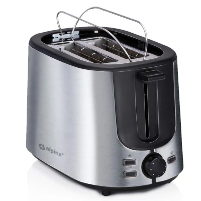 Alpina Topinkovač na 2 topinky nerez ocel 1000W Alpina Topinkovač na 2 topinky nerez ocel 1000W
