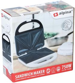 Alpina Sendvičovač toustovač s nepřilnavým povrchem