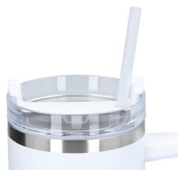 Alpina Termohrnek dvoustěnný z nerezové oceli 1,2 l bílá