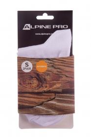 Alpine Pro 2ULIANO bílé kotníkové ponožky