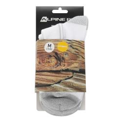 Alpine Pro 3HARE 2 bílé unisex ponožky 3 páry