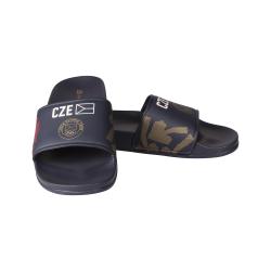 Alpine Pro AGILE sportovní modré pantofle z olympijské kolekce zoh 2026