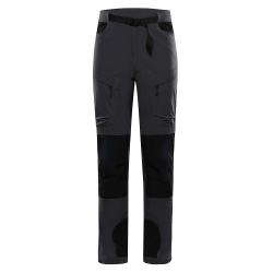 Alpine Pro AKAN 2 pánske softshellové nohavice NEUTRÁLNE / ZEMITÉ