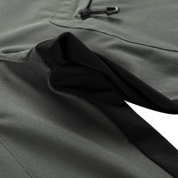 Alpine Pro AKAN 2 pánské softshellové kalhoty zelené