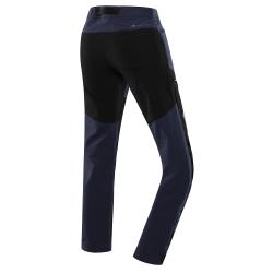 Alpine Pro AKANA modré dámské softshellové kalhoty s dwr úpravou