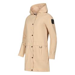 Alpine Pro ARESA dámský kabát NEUTRÁLNÍ / ZEMITÁ