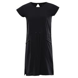 Alpine Pro ASEDA dámské černé šaty Alpine Pro ASEDA dámské černé šaty