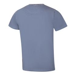 Alpine Pro ASTER pánské modré triko z organické bavlny