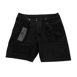 Alpine Pro BAKA dámské černé softshellové kraťasy