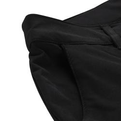 Alpine Pro BAKA dámské černé softshellové kraťasy