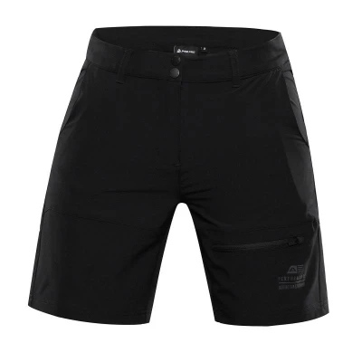 Alpine Pro BAKA dámské černé softshellové kraťasy Alpine Pro BAKA dámské černé softshellové kraťasy