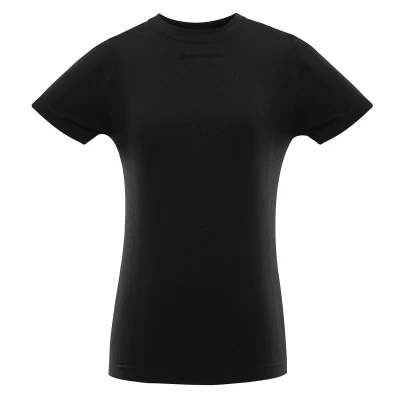 Alpine Pro BAMBA LUNR060990 dámské černé tričko Alpine Pro BAMBA LUNR060990 dámské černé tričko