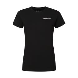 Alpine Pro BOBBA dámske čierne bavlnené tričko