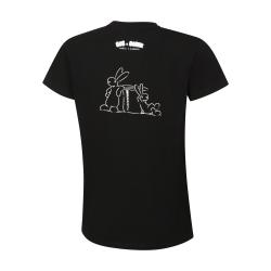 Alpine Pro BOBBA dámské černé bavlněné triko