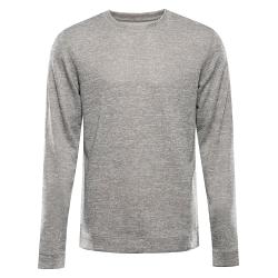 Alpine Pro BREK pánske tričko s dlhým rukávom NEUTRÁLNE / ZEMITÉ