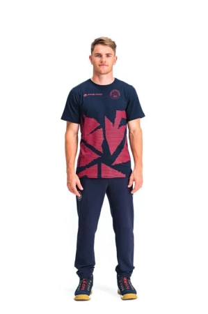 Alpine Pro CAMPION pánské modré triko z olympijské kolekce zoh 2026