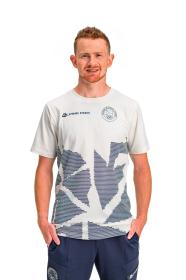 Alpine Pro CAMPION pánské triko z olympijské kolekce zoh 2026 NEUTRÁLNÍ / ZEMITÁ